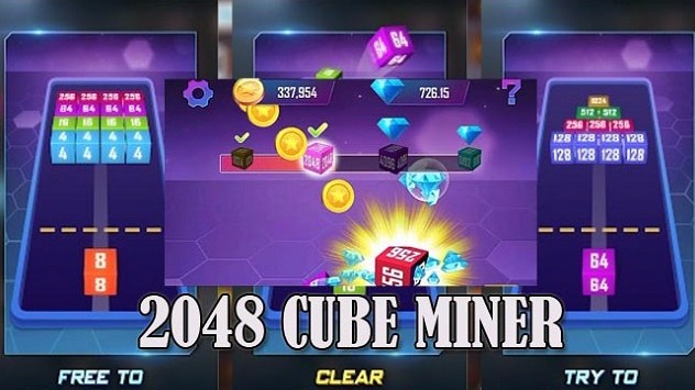 2048 Cube Miner