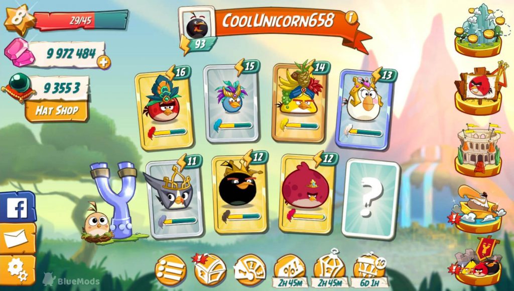 angry birds 2 mod apk unlimited gems and black pearls